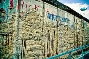 East Side Gallery, de grootste open air gallery ter wereld.